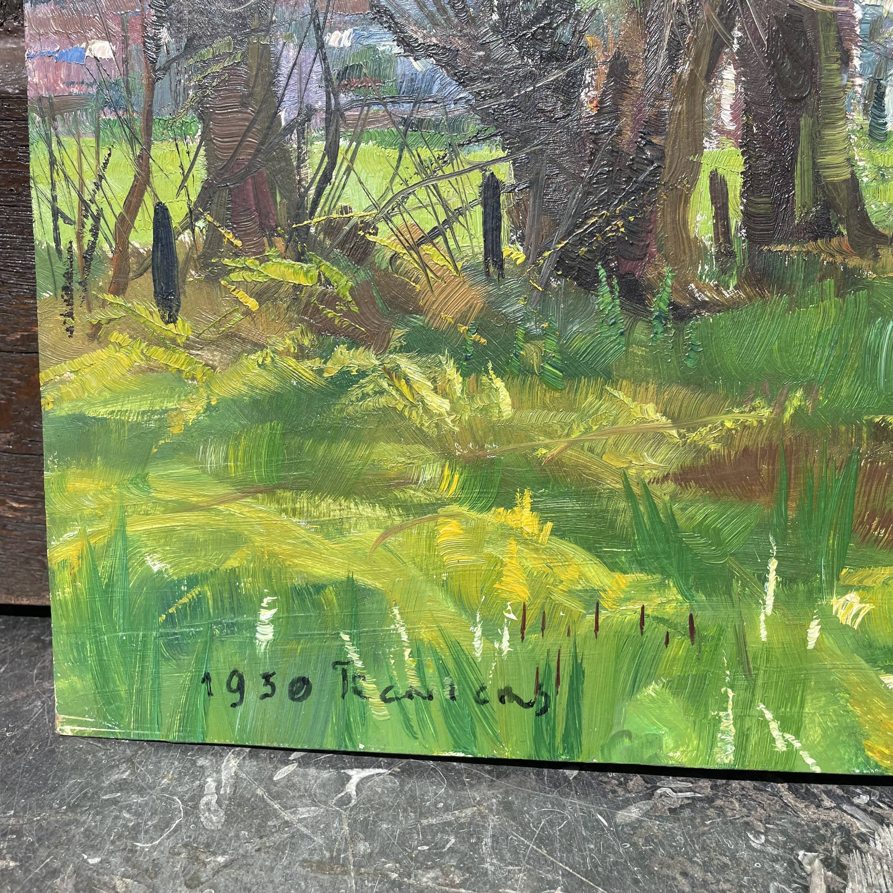 Landscape painting by Tony Reniers