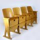 Chaises de cinéma vintage de Ton, années 1960, ensemble de 7