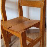 Pair of chairs the arcs Charlotte Perriand