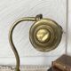 Antique brass notary lamp, adjustable desk lamp