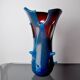 Sommerso vase by seguso in two-tone murano glass, Italy, 1970