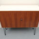 Buffet des années 1960 en teck et formica avec pattes en épingle à cheveux
