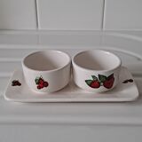 Jam tray and cups
