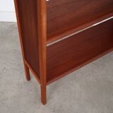 Bibliothèque en teck, design danois, années 1970, production : Danemark