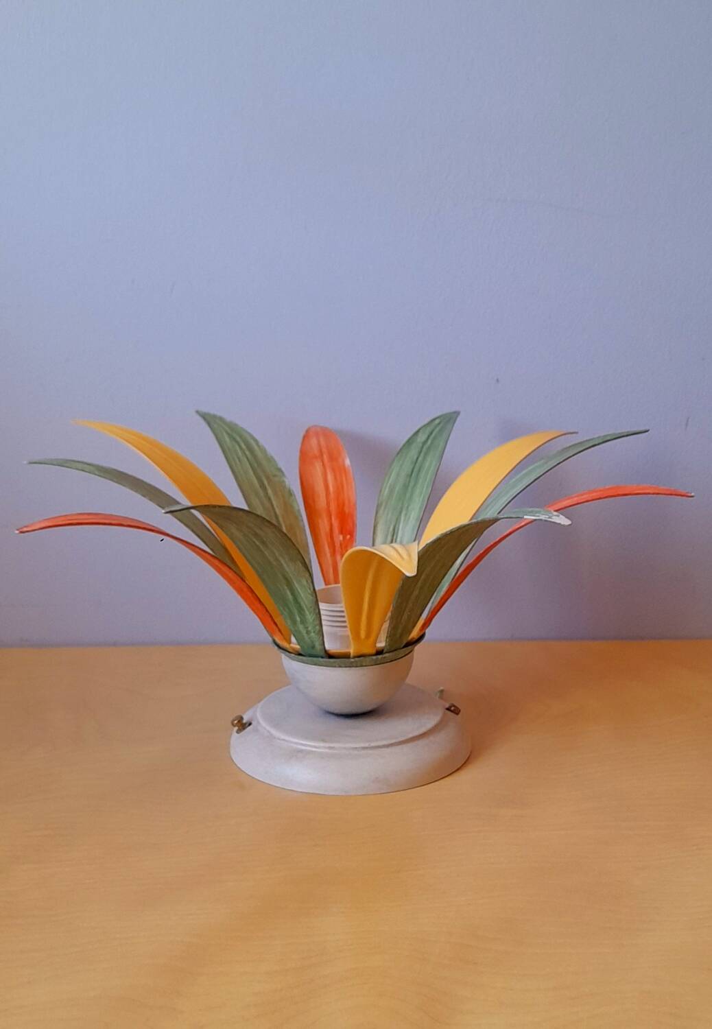 70s flower wall or ceiling light