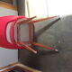 red moumoutte fabric chair 1960