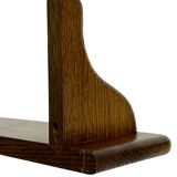 Vintage book shelf wall rack 1970s in wood  - minimalist design