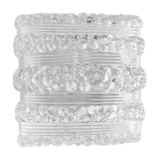 Molded glass bubble wall lamp