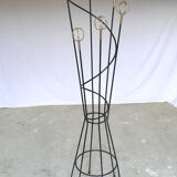 Vintage geo astrolabe coat rack 1950