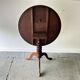 English antique Georgian oak tilt-top tripod base table