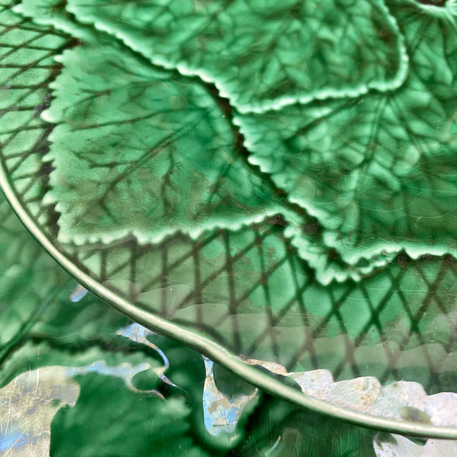 Assiettes à dessert Barbotine Gien