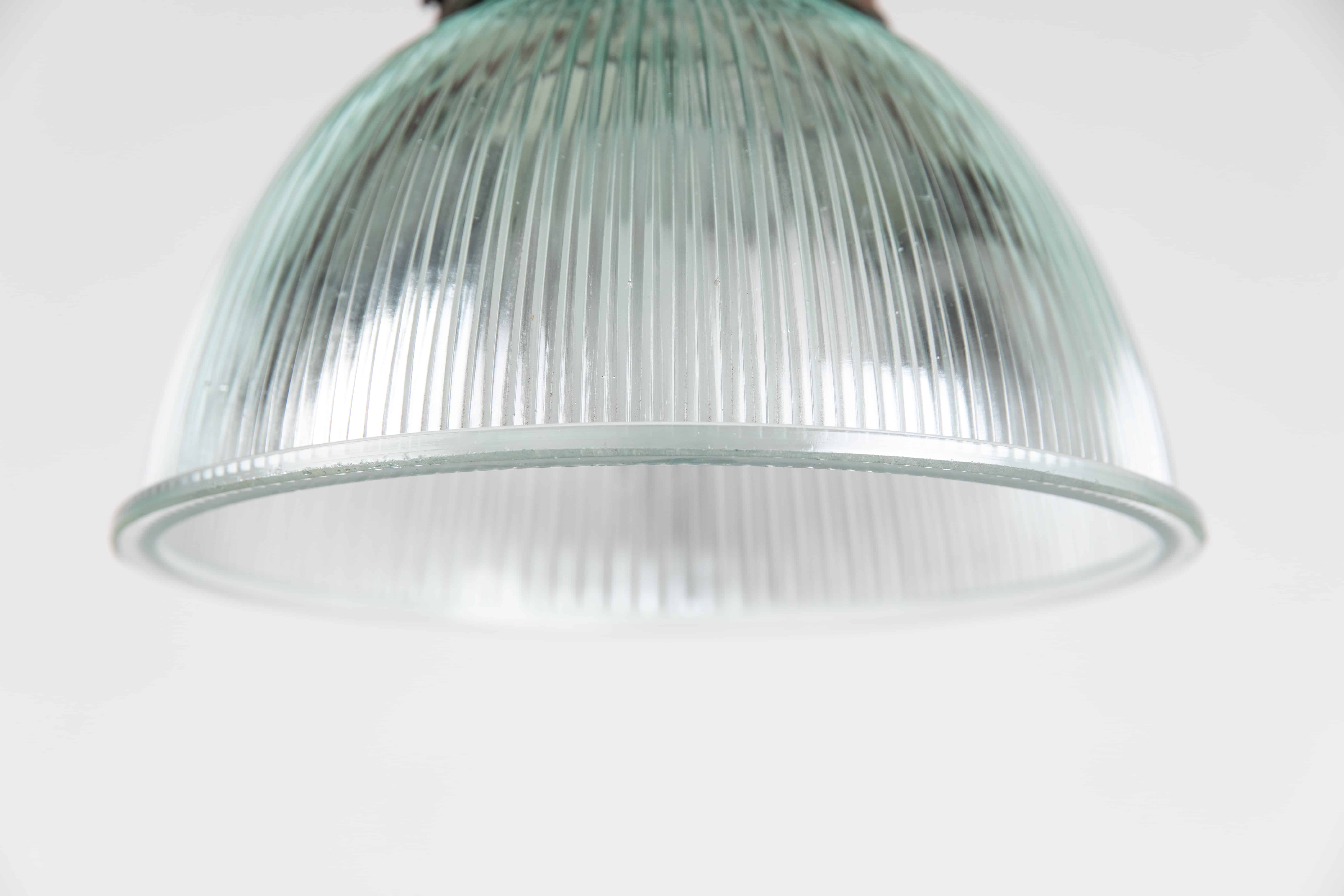 Tinted Holophane Pendant