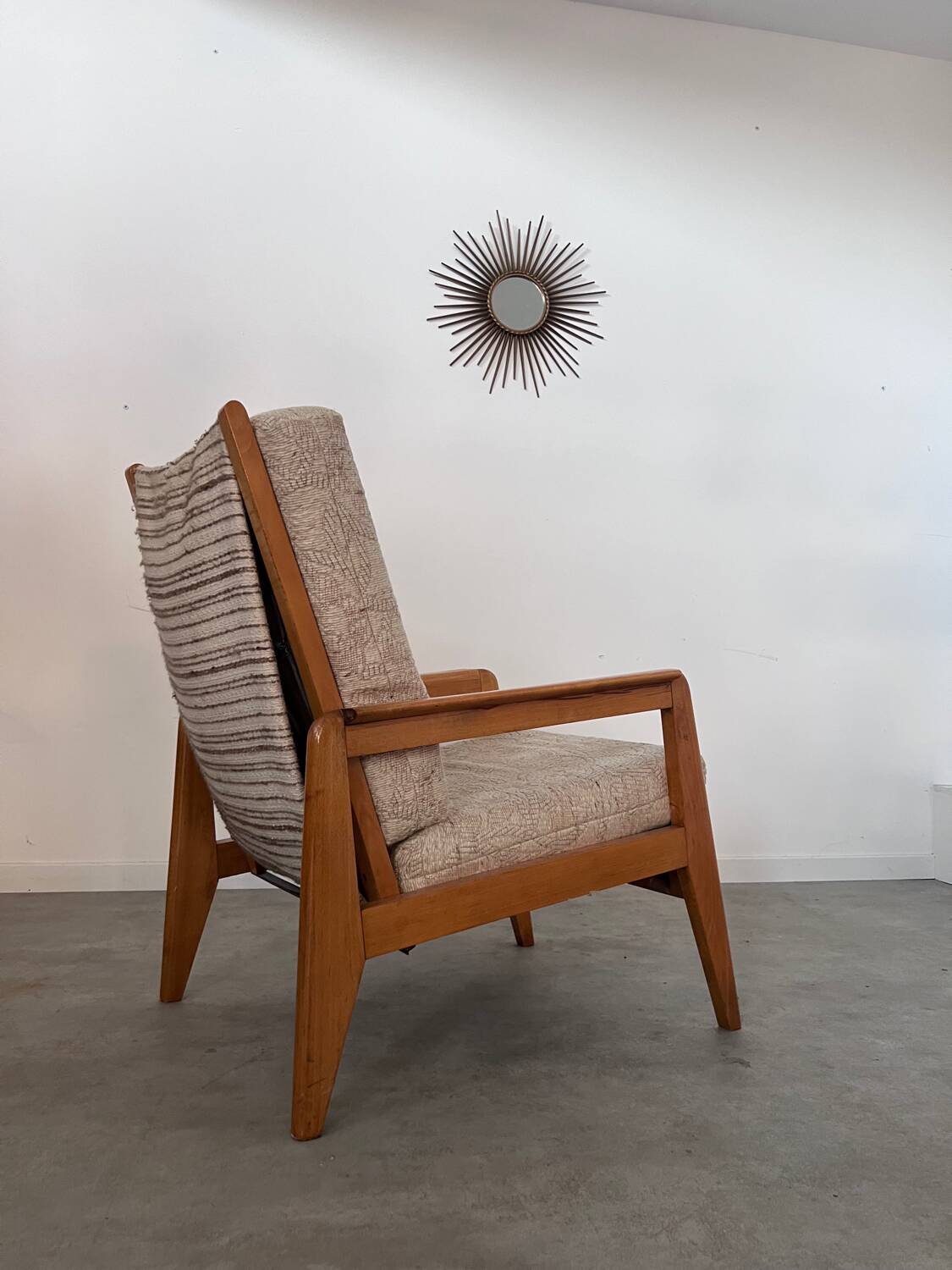 Lot 2 designer reconstruction rest armchairs from the 50s Free-Span / Guariche vintage