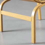 Bentwood chair in green upholstery Bill Stephens style, Denmark, 1970s