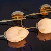 Vintage Scandinavian wall lights, 1980s, set of 2