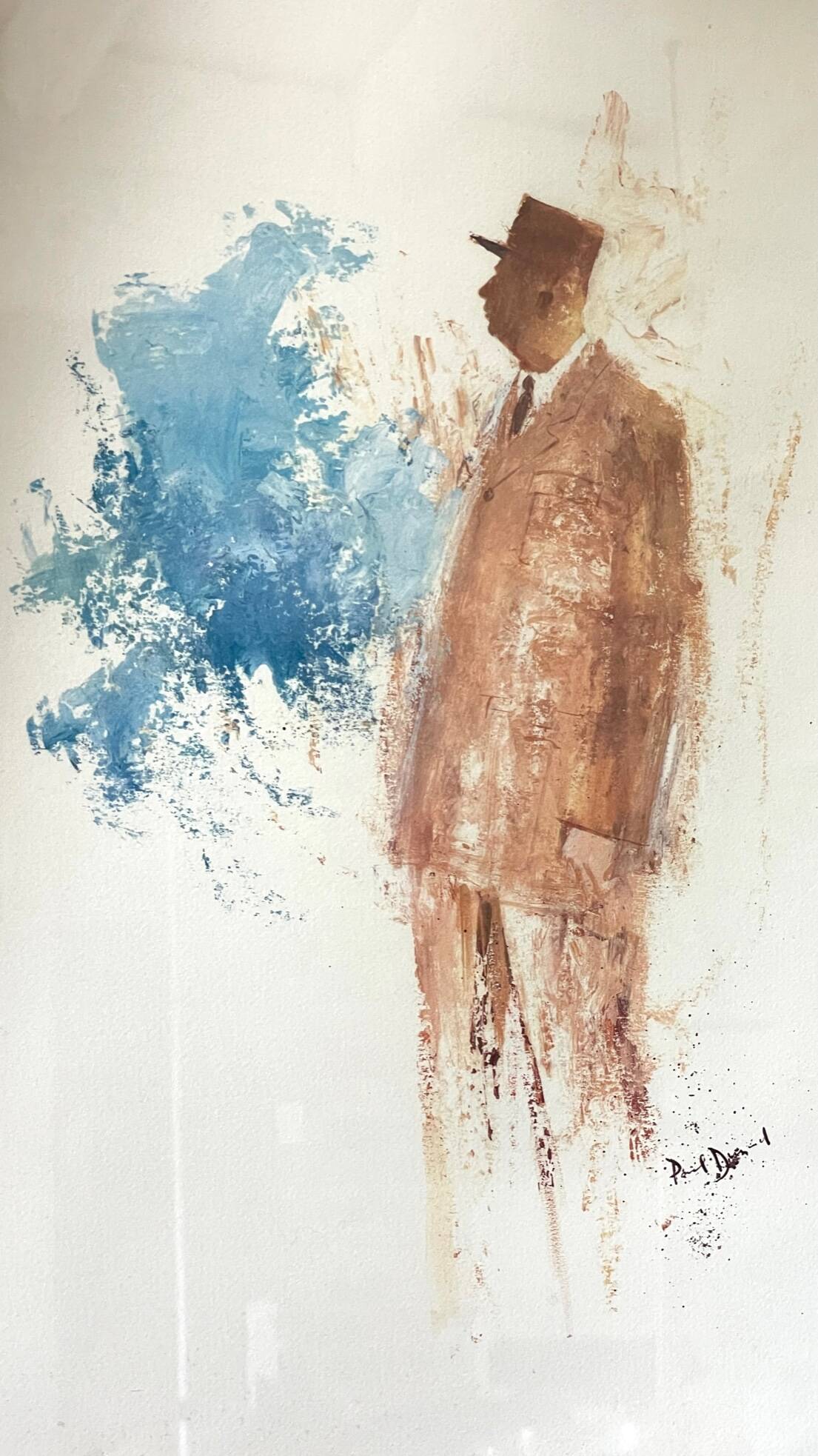 Illustration on vintage paper