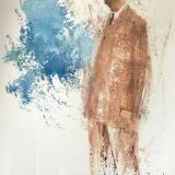 Illustration on vintage paper