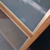 Two-coloured showcase bookcase