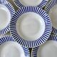 Lot of 6 hollow plates digoin sarreguemines model "monique" 30s