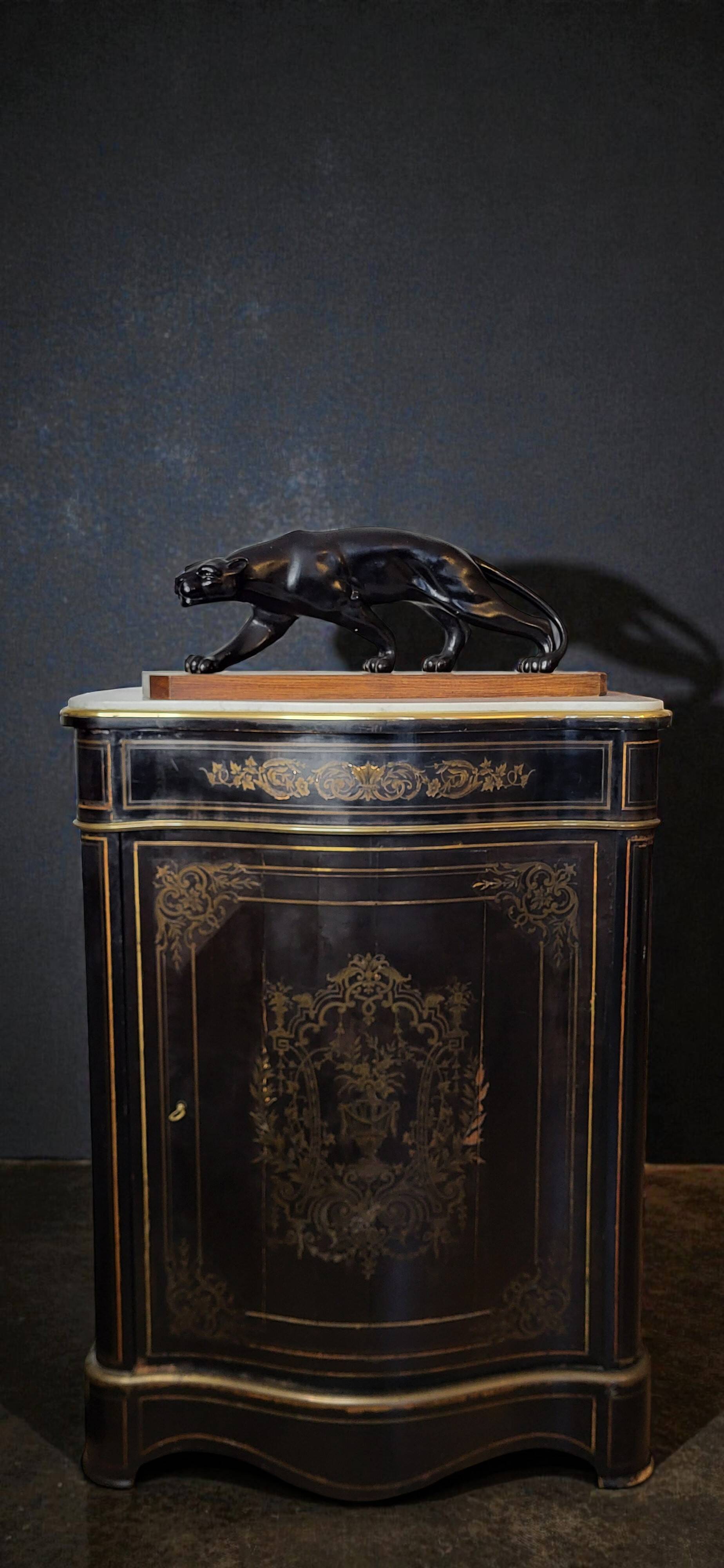 Sculpture Panther after S. Melani, 1930s