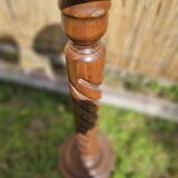 Vintage twisted turned wood column