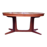 Vintage Baumann oval table 1960 extendable