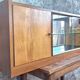 Vitrine murale Mid-Century noyer – années 1950