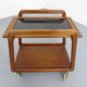 Danish Teak Bar Cart with Removable Tray from Silva, Denmark, 1960s