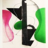 1970s Man Ray Limited Edition Lithograph. Author's signature and Numbered i