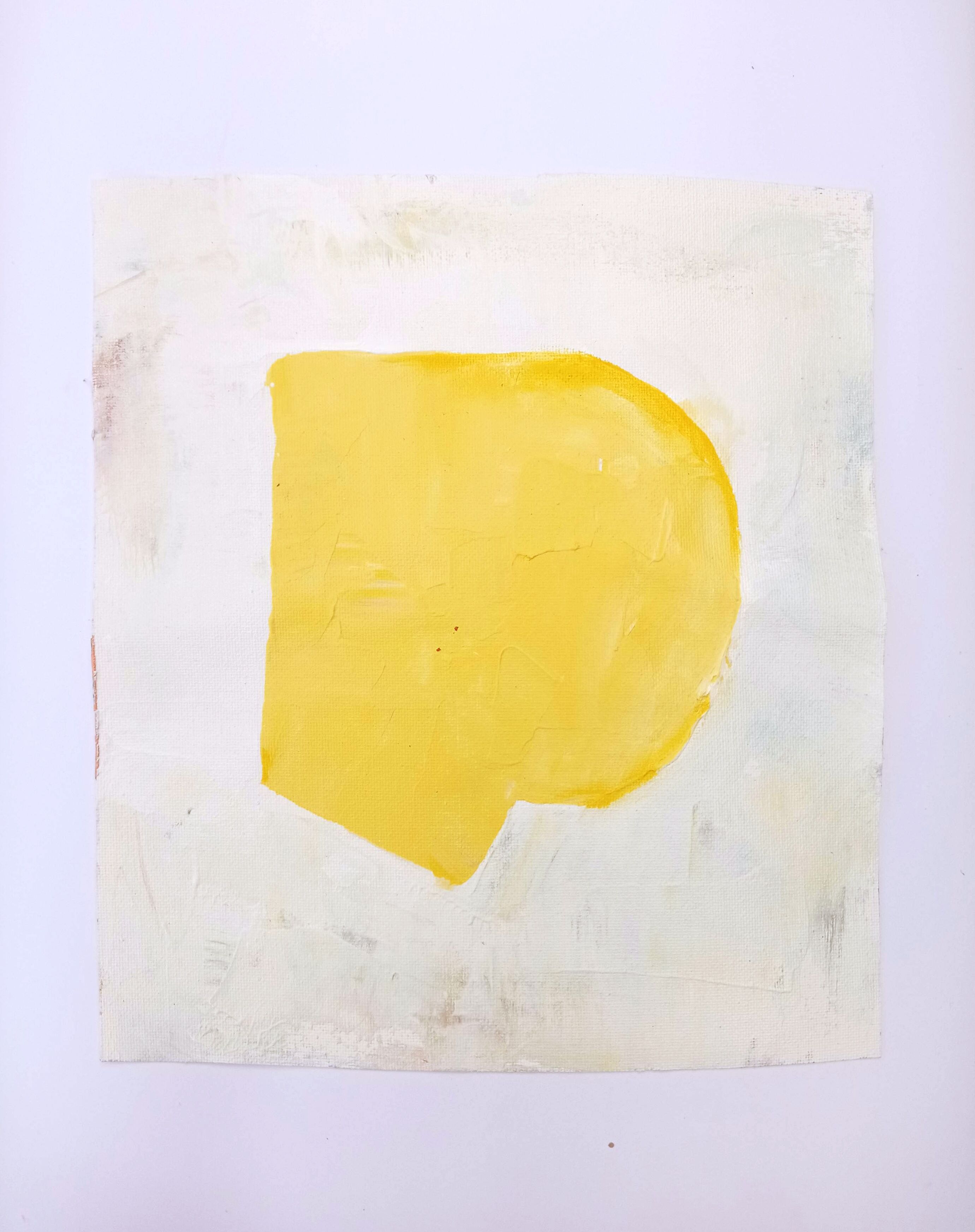 Geometric minimalist painting