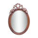 Oval wooden mirror Louis XVI style 54cmx37cm