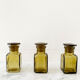 Set of 3 glass vials