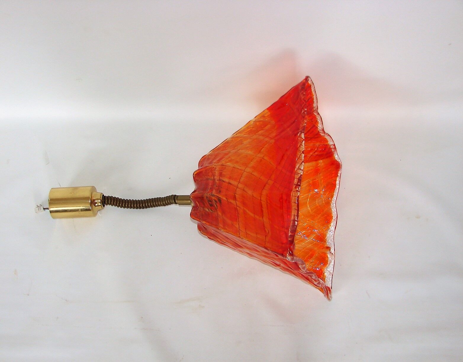 Glass pendant lamp, 1970s