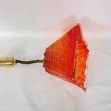 Glass pendant lamp, 1970s