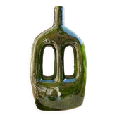 Tamegroute Vase, Handmade Ceramic Glazed Pottery, Authentic Crafts