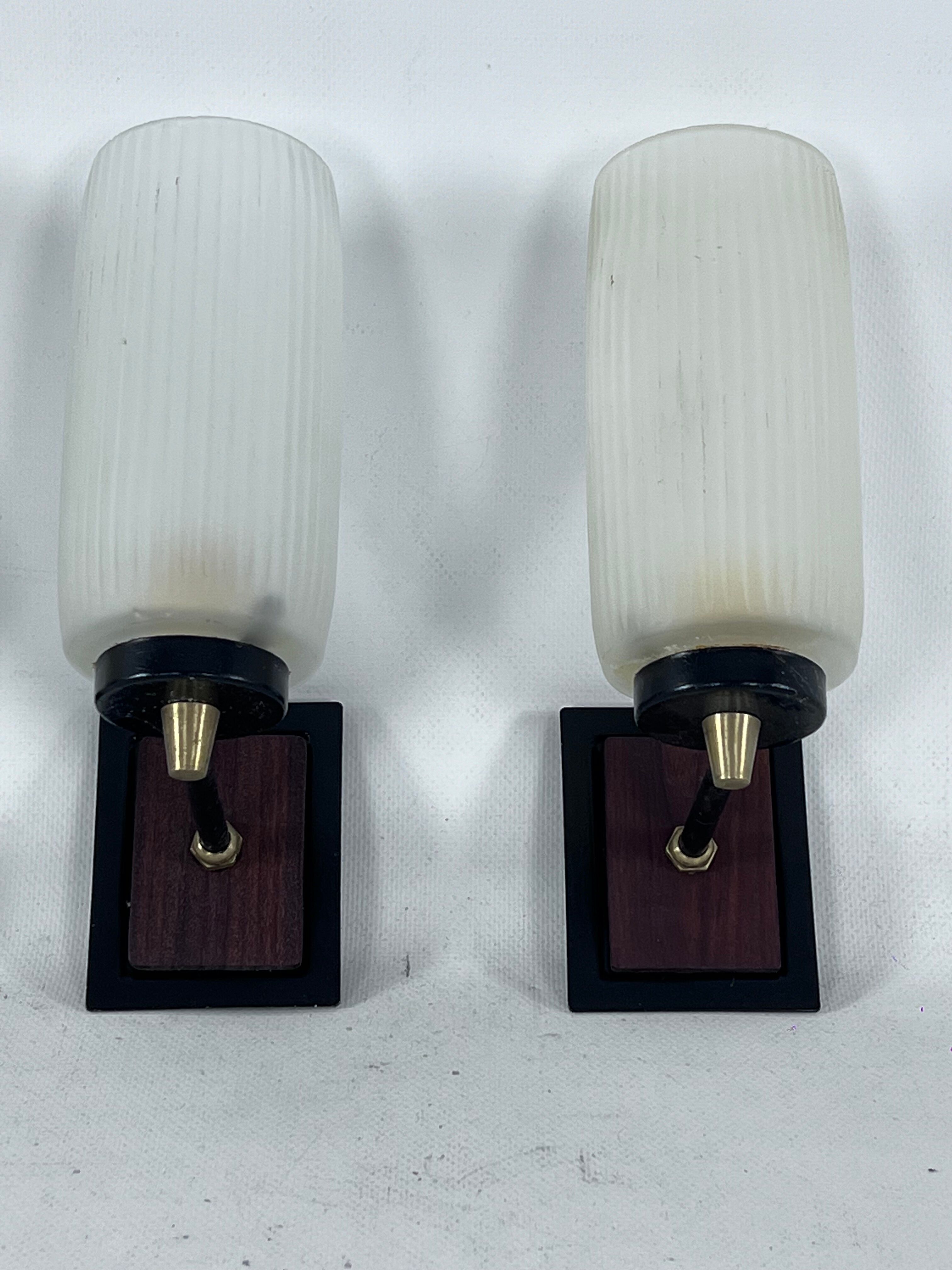 Mid-Century Italian sconces. Set of three. 1950s