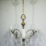 3-light bronze chandelier