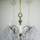 3-light bronze chandelier