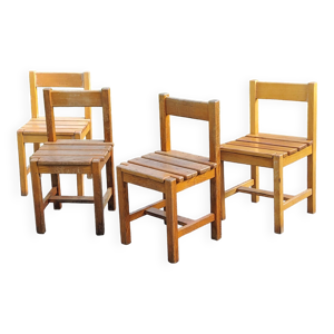Set de 4 chaises des
