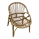 Fauteuil rotin pour enfant vintage 1960