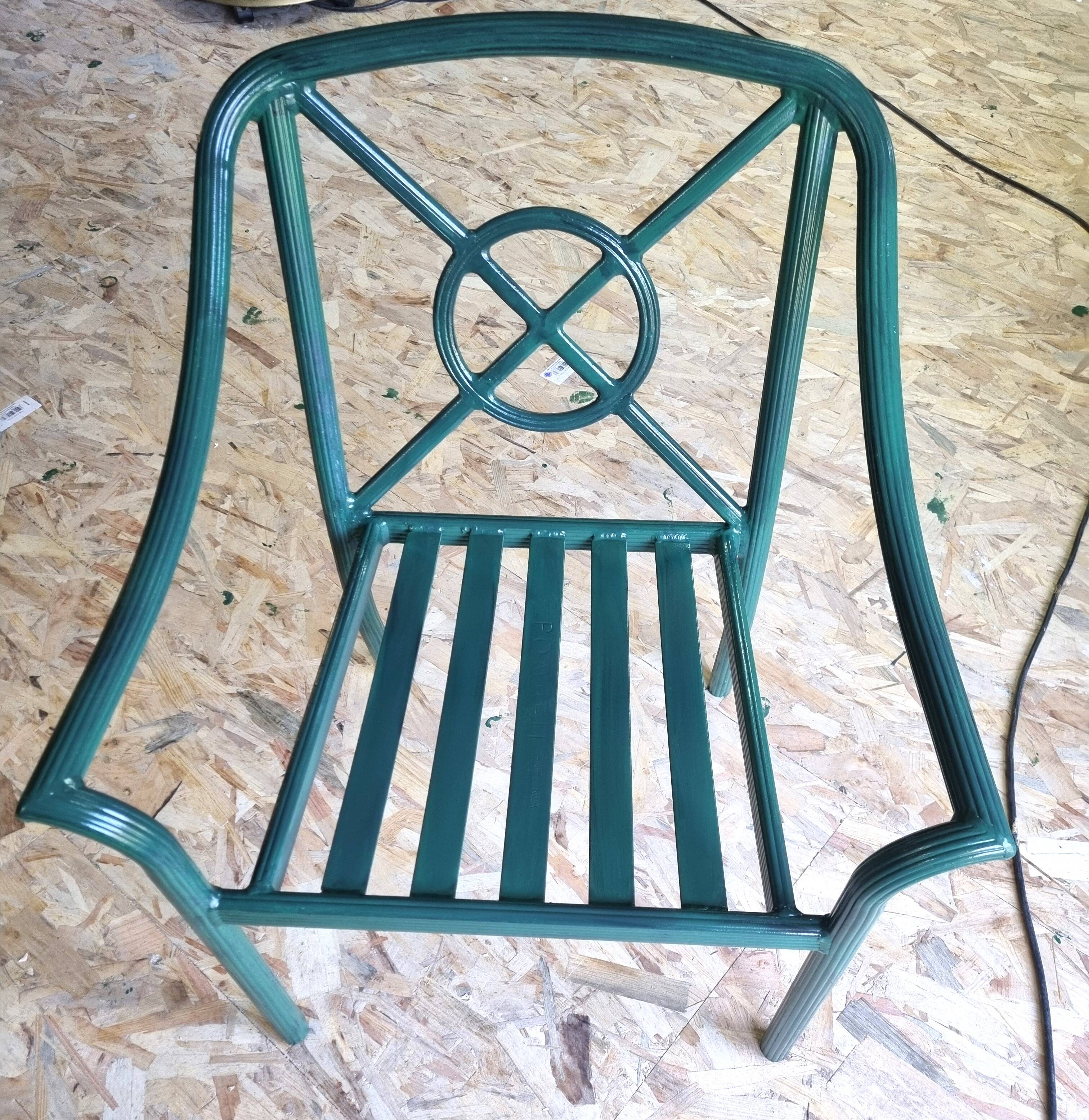 Aluminum garden chairs made in usa 1970