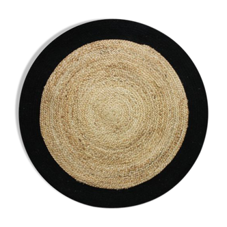 Round carpet in jute 70 cm