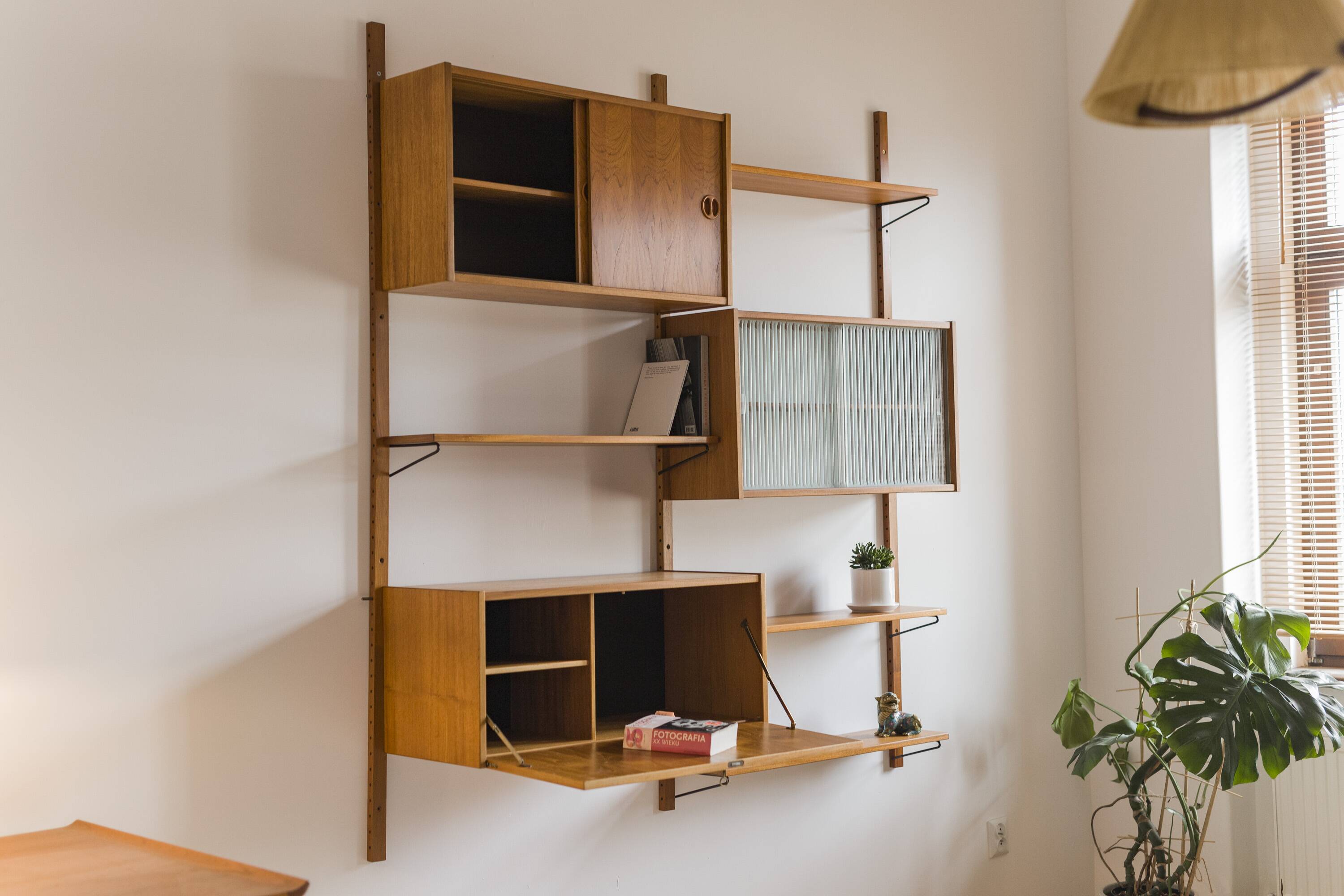 Mid-Century Modern Teak Wall Unit attributed to Kurt Østervig, 1960