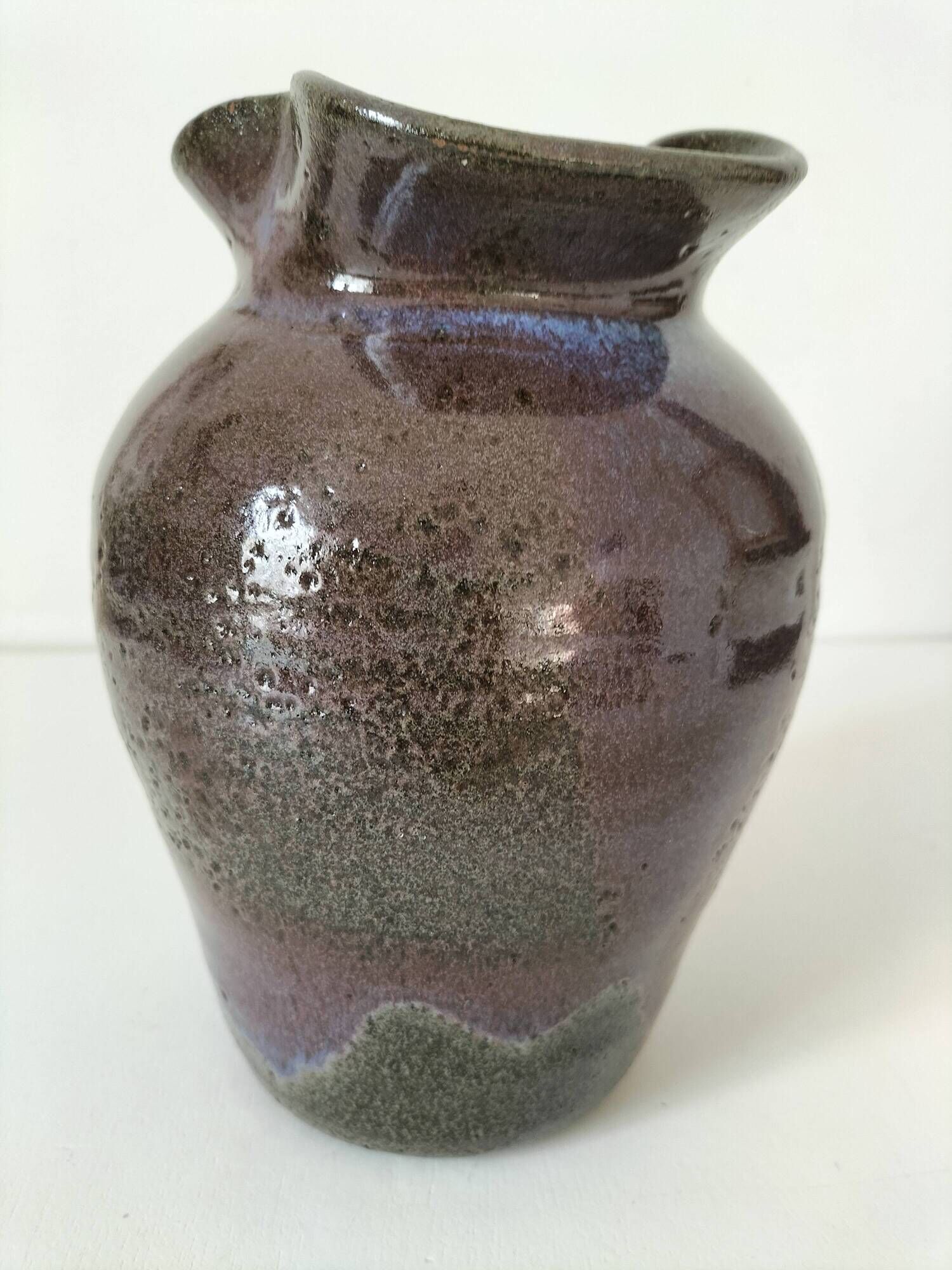 Stoneware vase – Signed JB