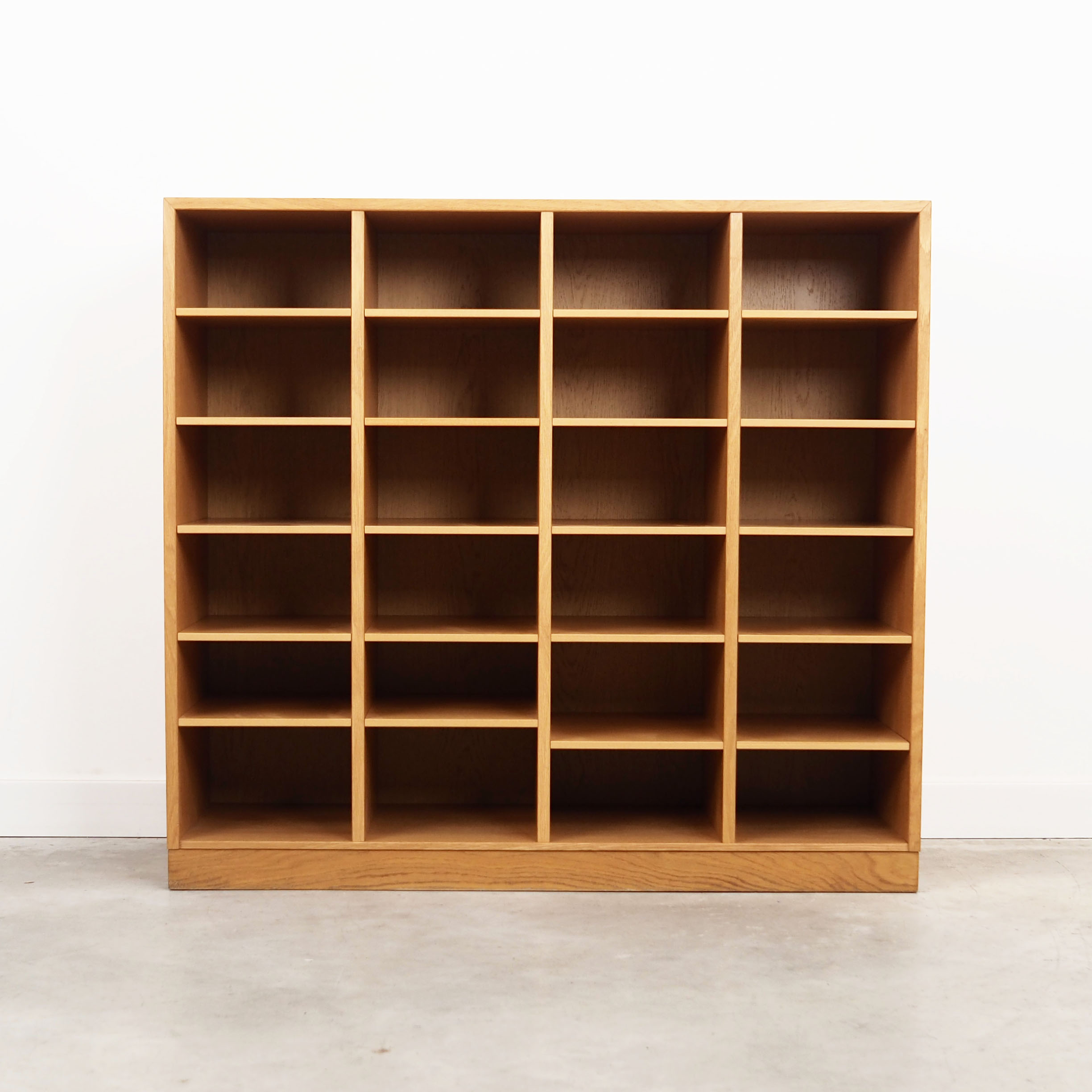 Ash bookcase, Danish design, 1960s, manufactured by SKM