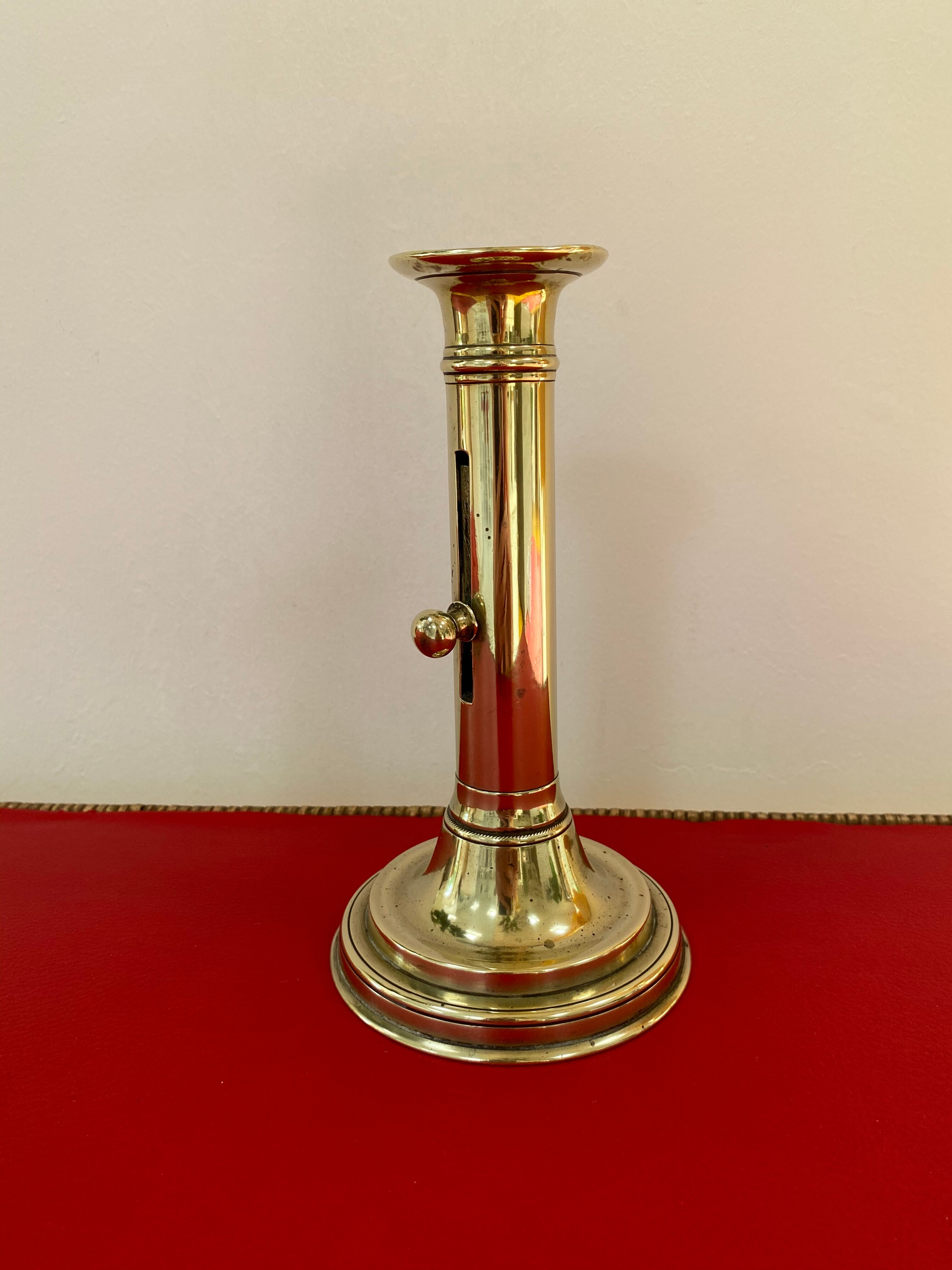 Brass candlestick candle holder