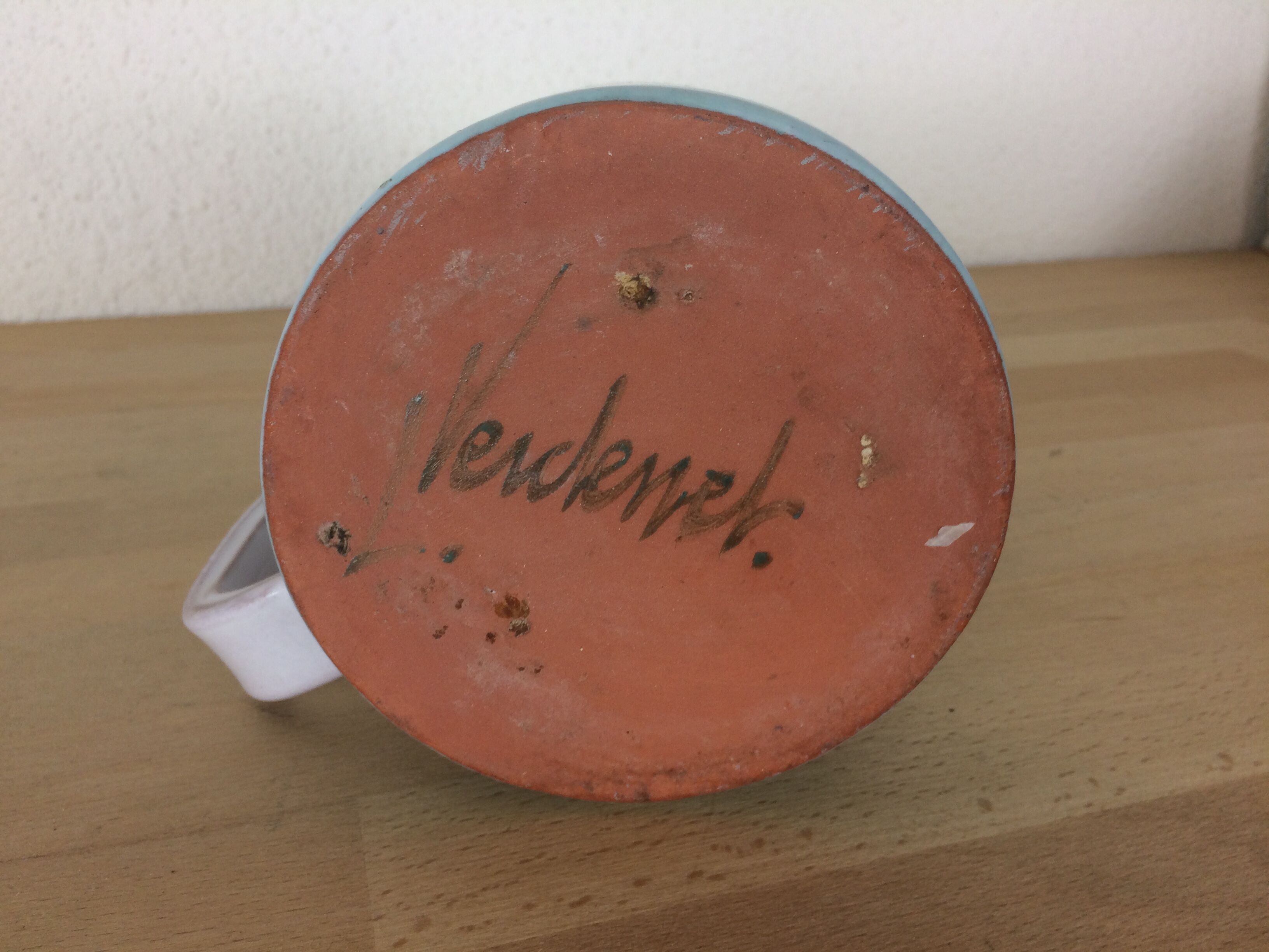 Lucien Verdenet pitcher, ceramics