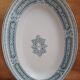 Plat Ovale Terre de fer . Saint-Amand et Hamage
