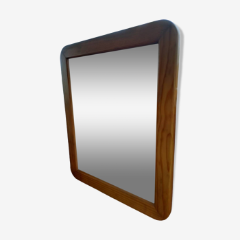 Miroir en pin vintage