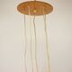 1970s Cascade Chandelier with Plastic Shades, Czechoslovakia